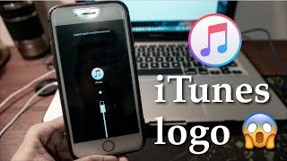 Cara mengatasi iphone stuck di logo iTunes [upl. by Nibram431]