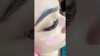 Lash Extensions  Hybrid  Trending This Wedding Season  lashtransformation youtubeshorts viral [upl. by Leopoldeen]