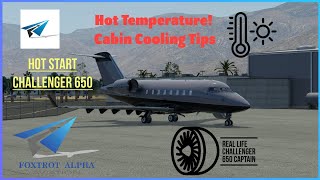 Hot Start Challenger 650  Hot WX Ground Ops  Subscriber Question Answered  XPlane 12 [upl. by Akelam]