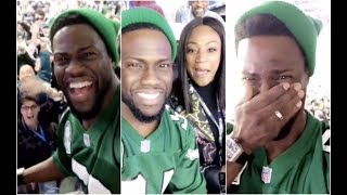 Kevin Hart Drunk AF At Super Bowl Starts Crying Turnt W Tiffany Haddish [upl. by Brittne]