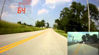 RE Pickup driver tries to kill motorcyclist [upl. by Anasiul]