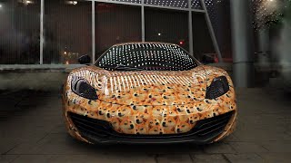 Doge Wrapped McLaren  Crypto Rich [upl. by Bearce]