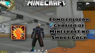 COMO COLOCAR GRAFICO DE MINECRAFT NO FREE FIRE EMULADOR SMARTGAGA 🚩 RODE COM  LAG E  FPS [upl. by Bekha269]