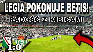 LEGIA POKONUJE REAL BETIS  RADOŚĆ Z KIBICAMI PO MECZU 03102024  Legia TV [upl. by Erfert]