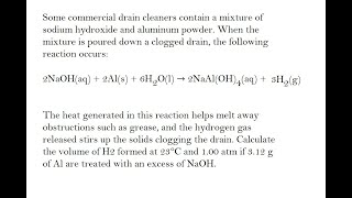 Chemistry Help Ideal Gas and Techniques to Find the volume of Hydrogen [upl. by Rayna]