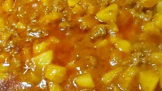 Easy Aloo Keema Recipe By Mimis Cooking shorts [upl. by Ytteb]