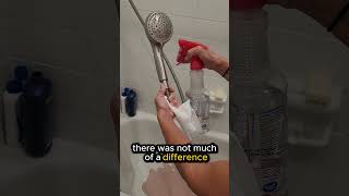 Baking Soda vs Vinegar on Shower Head [upl. by Ahsiloc247]