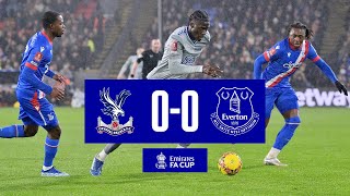 EMIRATES FA CUP HIGHLIGHTS CRYSTAL PALACE 00 EVERTON [upl. by Airret654]