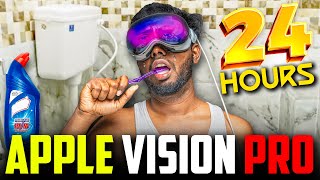 தல வலி முடியல😩  24 Hours in Vision Pro 😵  Worst Experiment 🥵  கண்ணு போச்சா [upl. by Anadroj]