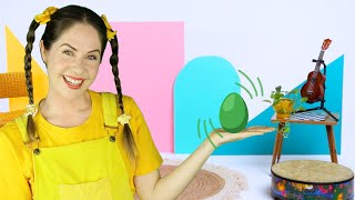 Humpty Dumpty  Egg shaker song  Music class for kids [upl. by Nosmoht916]