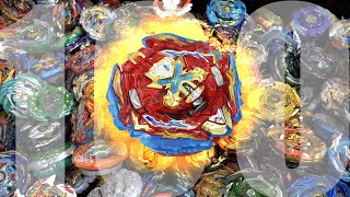 THE 100 BLADER CHALLENGE  Xiphoid Xcalibur Ultimate Beyblade Battle  Beyblade Burst [upl. by Aseram]