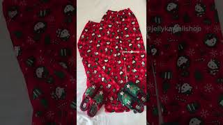 Christmas hello kitty pjs😍😍 hellokitty sanrio cute sanriocharacters christmas [upl. by Elder]