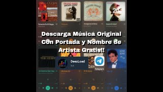 Como Descargar Música Con PortadaCaratula Gratis Fácilmente [upl. by Oriana109]