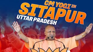 LIVE CM Yogi Adityanath Addresses Public Rally in Sitapur Uttar Pradesh  BJP  Lok Sabha Election [upl. by Bocaj]