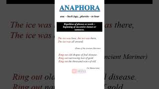 Rhetoric  01 Anaphora literature ytshorts grammar shortsviral shorts youtube utube [upl. by Emalee846]