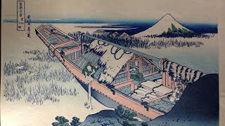 UKIYOE HOKUSAI KATSUSHIKA（17601849 JoushuuUshibori Woodcut 浮世絵 葛飾北斎 常州牛堀 木版画 [upl. by Deckert121]