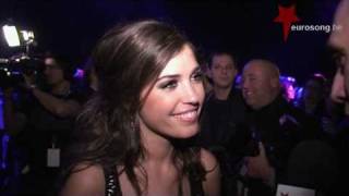 Interview Yolanthe Cabau van Kasbergen Nationaal Songfestival 2010 Eurovision Netherlands 2010 [upl. by Moskow275]