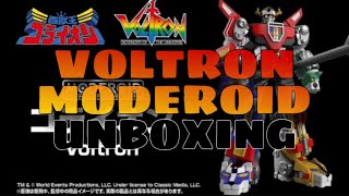 Voltron Moderoid Model kit Good Smile Company Unboxing [upl. by Nnauol288]