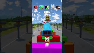 NOOB vs PRO vs HACKER vs HEROBRINE Car Jump Challenge 11 😁 🚗 shorts beamngdrive [upl. by Philemon33]