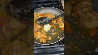 Fried Snapper with Shrimp amp Grits 😋🔥😩 thatmanandthemkids cooking brunch momlife [upl. by Stevens]