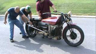 Lewistown PA USA Loco Cycle Steam Motorcycle Stanley Steamer Steam Car North 522 Lewistown PA [upl. by Anetsirhc]