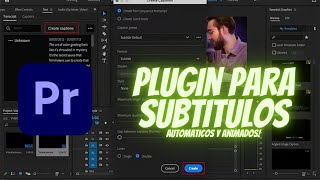 ¿Cómo crear subtítulos automáticos y animados Adobe Premiere Pro [upl. by Weissmann]