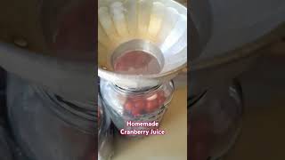 Homemade Cranberry Juice  Canned canning cranberries juice [upl. by Turk]