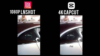 lnShot VS capCut capcut lnshot viralvideo video [upl. by Adekan]