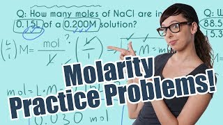 Molarity Practice Problems [upl. by Brittni]