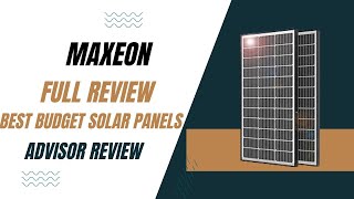 Maxeon Solar Panel FULL REVIEW 2024 [upl. by Kaehpos769]