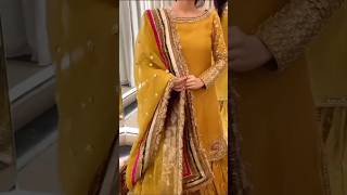 Mehndi dressbridal dressyoutubeshorts [upl. by Ahsekad]