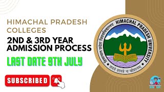 How to Fill  Admission form for 2nd and 3rd year prospectus Fee HPU Colleges Admission in details [upl. by Merceer417]