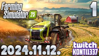 Farming Simulator 25 1 20241112 [upl. by Skcirdnek884]