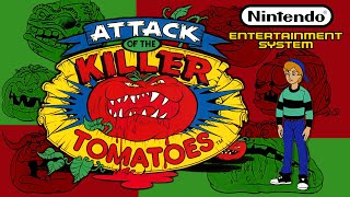 アタック・オブ・ザ・キラー・トマト （NES版）プレイ動画  Attack of the Killer Tomatoes NES Playthrough [upl. by Murvyn]