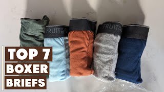 Top 7 Boxer Briefs for Ultimate Comfort amp Style 2024  Mens Underwear Guide [upl. by Zilvia]