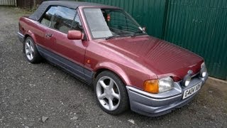 Ford Escort XR3I EFI 90 SPEC Problem Starting  Starter motor not engaging Electrical [upl. by Eboj323]