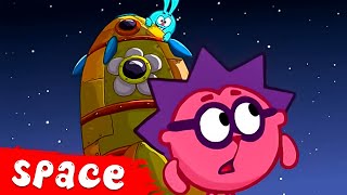 KikoRiki 2D  Exciting episodes about Space  Cartoon for Kids [upl. by Llenyar]