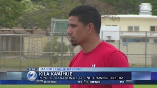 Kaaihue has eyes set on Nationals opening day roster [upl. by Nnaycart]