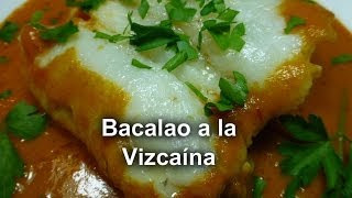 Bacalao a la Vizcaína  Receta fácil paso a paso [upl. by Ennovyhs]