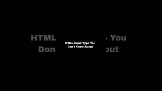 HTML Input trending codeing shortviral shortsvideo html inputs range [upl. by Ahsener]