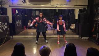 Peach sister 「ORANGE CARAMEL오렌지캬라멜  My Copycat나처럼 해봐요」 ガチKスピンオフ【On The Floor】4th 20160626 [upl. by Avin321]