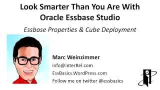 Essbase Studio Essbase Properties amp Cube Deployment Part 5 [upl. by Jestude]