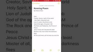 God A Kenning Poem [upl. by Nnyllatsyrc709]