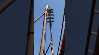 Different view of Thunderbird’s Vertical Loop  Holiday World  Santa Claus Indiana  BampM Wing [upl. by Olegnaed]