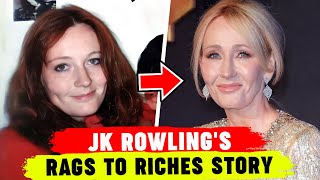 From BROKE to BILLIONAIRE JK Rowlings Rags to Riches Story [upl. by Yrallam681]