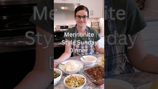 Mennonite Style Sunday Dinner mennonite easyrecipe dinner [upl. by Ynamreg]