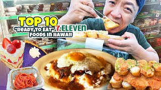 Top 10 “Ready to Eat” 7ELEVEN Foods in Oahu Hawaii [upl. by Ireva]