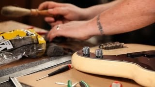 How to Clean a Fender Bass Guitar  Guitar Setup [upl. by Launce]