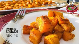 Simple Roasted Butternut Squash Recipe [upl. by Hazeefah929]