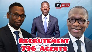 🇧🇯 Santé  Recrutement De 796 Agents Contractuels [upl. by Huxham]